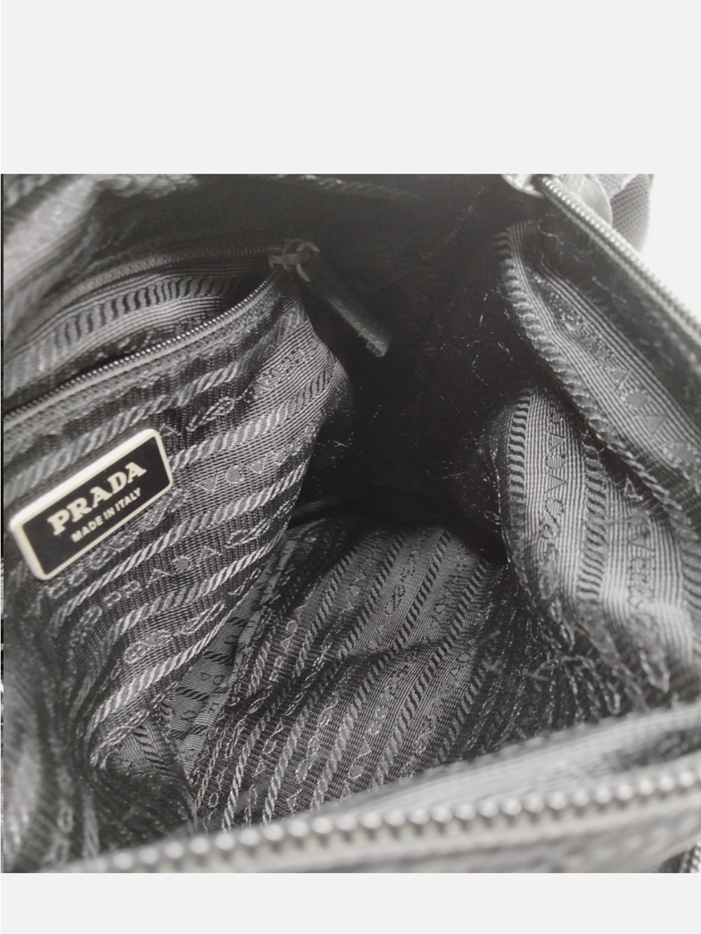 Prada Black Nylon Crossbody Messenger Bag - Picture 8 of 9